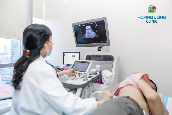 Abdominal ultrasound at Hoang Long Clinic