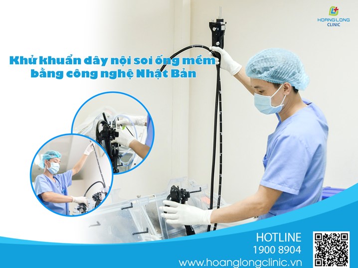 Khử khuẩn dây soi bằng công nghệ Nhật Bản