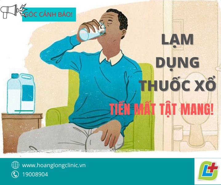 Hậu quả khi lạm dụng thuốc xổ